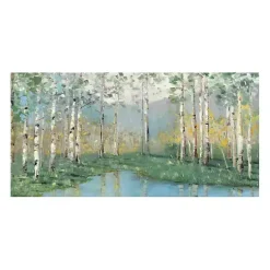 Kirklands Home Canvas Art|Birch River Giclee Canvas Art Print