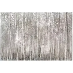 Kirklands Home Canvas Art|Birch Trees Canvas Art Print Gray