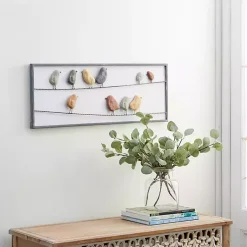 Kirklands Home Wall Plaques|Birds on a Wire Metal Wall Plaque