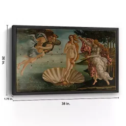 Kirklands Home Canvas Art|Birth of Venus Framed Canvas Art Print, 36x28 in. Multi