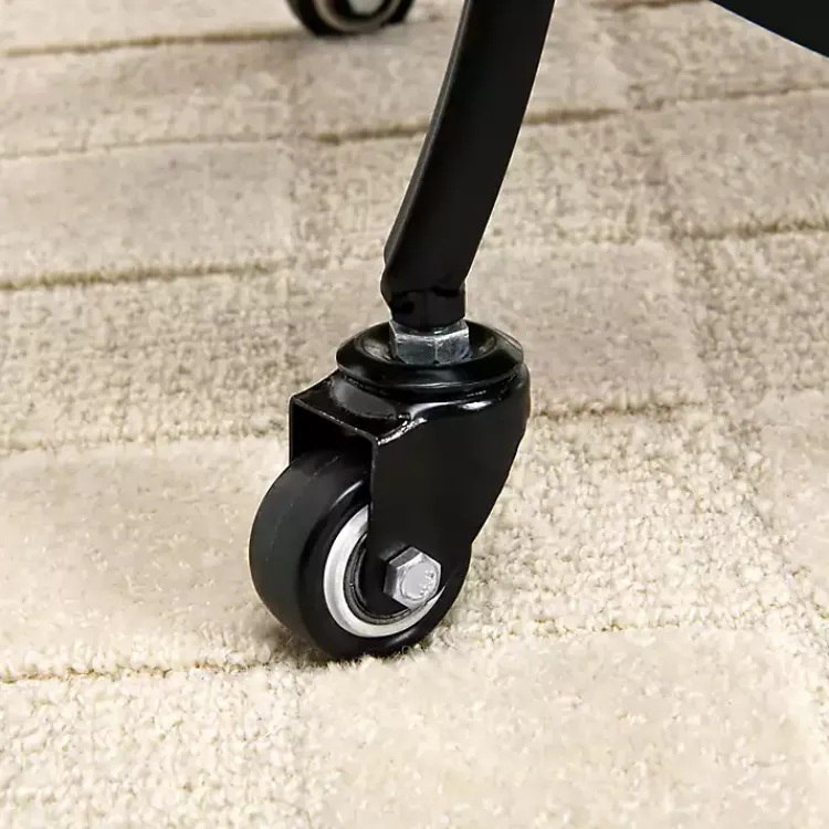 Kirklands Home Kitchen Islands & Bar Carts|& Brown Wood 2-Tier Odessa Bar Cart Black