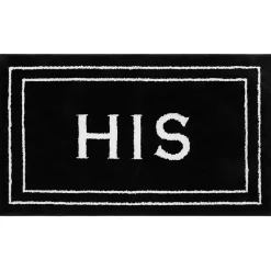 Kirklands Home Bathroom Rugs|& White Black
