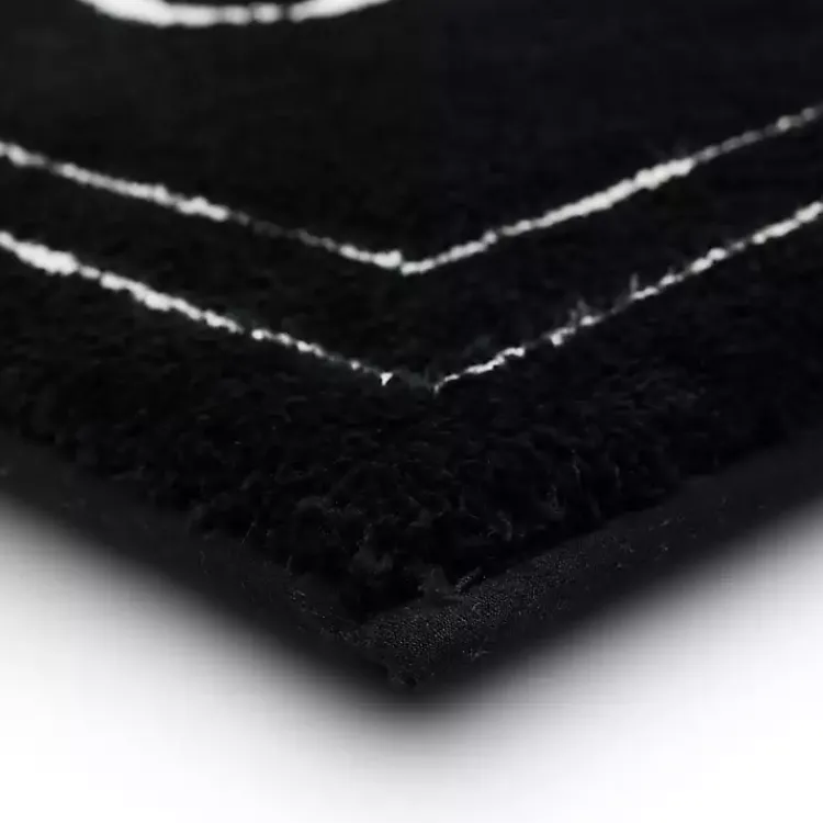 Kirklands Home Bathroom Rugs|& White Black