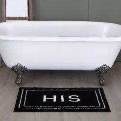 Kirklands Home Bathroom Rugs|& White Black