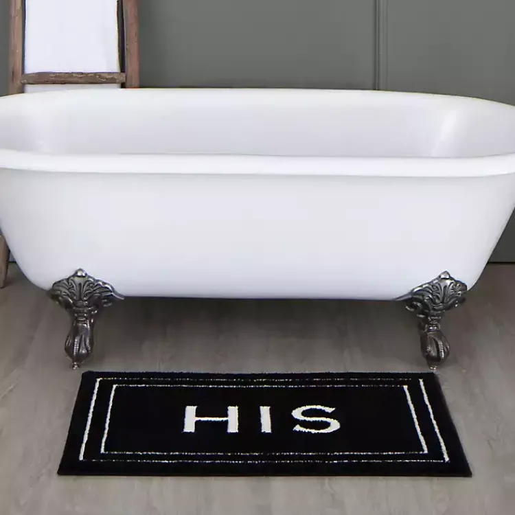 Kirklands Home Bathroom Rugs|& White Black