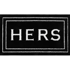 Kirklands Home Bathroom Rugs|& White Black