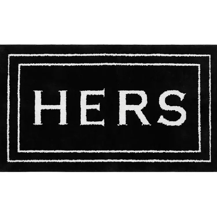 Kirklands Home Bathroom Rugs|& White Black