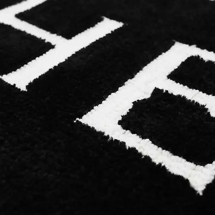 Kirklands Home Bathroom Rugs|& White Black