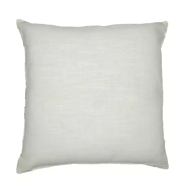 New Black & White Handwoven Plaid Throw Pillow Pillows