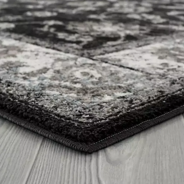 Kirklands Home Area Rugs|Black Alex Area Rug, 5x7