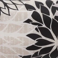 Kirklands Home Outdoor Cushions & Pillows|and Beige Floral Outdoor Bolster Pillow Black