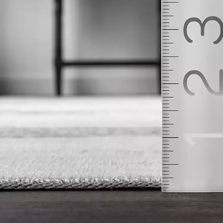 Kirklands Home Area Rugs|Black and Ivory Diamond Washable Runner