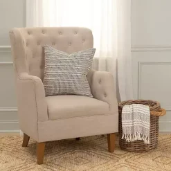 Best and Natural Sea Striped Pillow Pillows