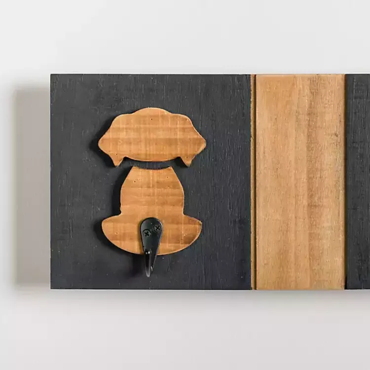 Kirklands Home Hooks|Black and Natural Wood Dog Hooks
