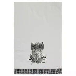 Kirklands Home Kitchen Accessories|Black and White Animal Kitchen Towels, Set of 3
