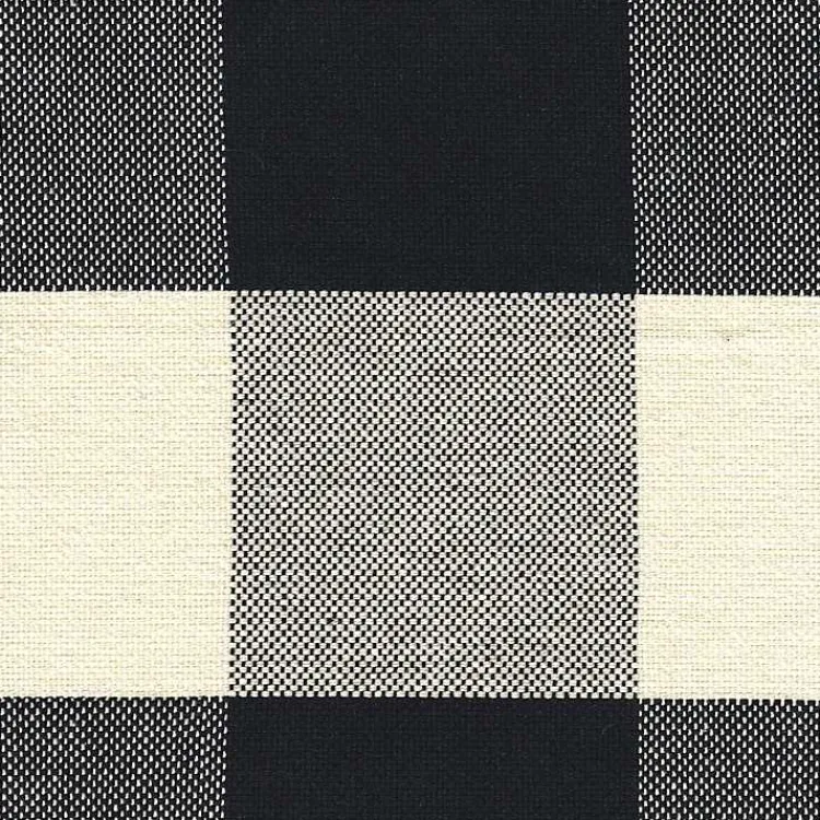 Kirklands Home Bar Stools & Counter Height Stools|Black and White Buffalo Check Counter Stool