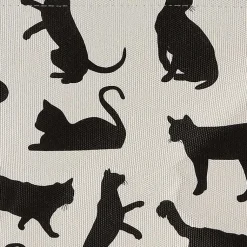 Discount Black and White Cat Rectangular Pet Bin Baskets & Boxes