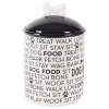 Kirklands Home Pet Dishes & Canisters|Black and White Ceramic Canister