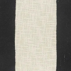 Sale Black and White Cotton Throw Pillow with Tassels Pillows