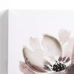 Kirklands Home Canvas Art|Black and White Flower I Canvas Art Print