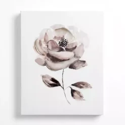 Kirklands Home Canvas Art|Black and White Flower II Canvas Art Print