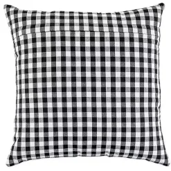 Discount and White Gingham Pillow Covers, Set of 4 Pillows