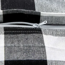 Discount and White Gingham Pillow Covers, Set of 4 Pillows