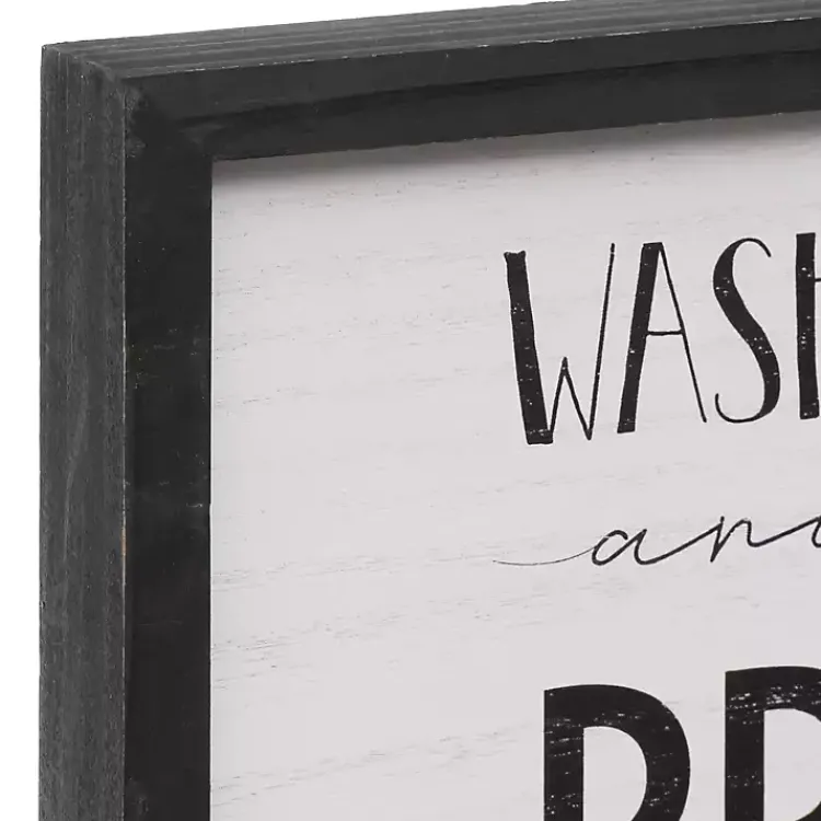 Kirklands Home Wall Quotes & Signs|Black and White Jesus and Germs Plaque