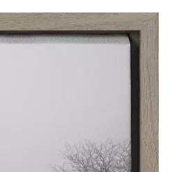 Kirklands Home Canvas Art|Black and White Snow Day Framed Canvas Art Print