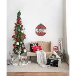 Black and White Snowflake Christmas Pillow Christmas Pillows