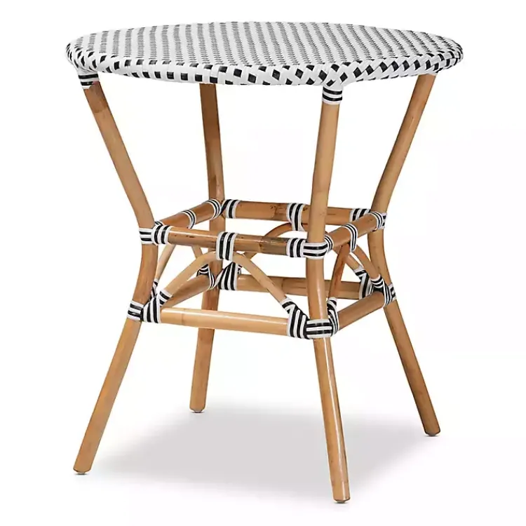Kirklands Home Dining Sets|Black and White Woven 5-pc. Dining Set