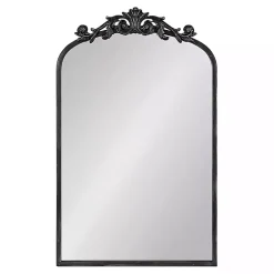 Kirklands Home Decorative Mirrors|Arendahl Arched Mirror, 19x31 in. Black