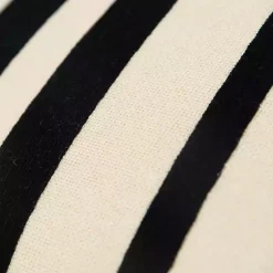 New Black Asymmetrical Linear Throw Pillow Pillows