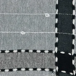 Discount Black Banded Tassel Edge Throw Blankets & Throws