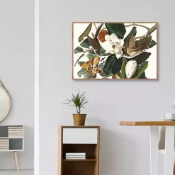 Kirklands Home Canvas Art|Black Billed Cuckoo Framed Canvas Art Print Multi