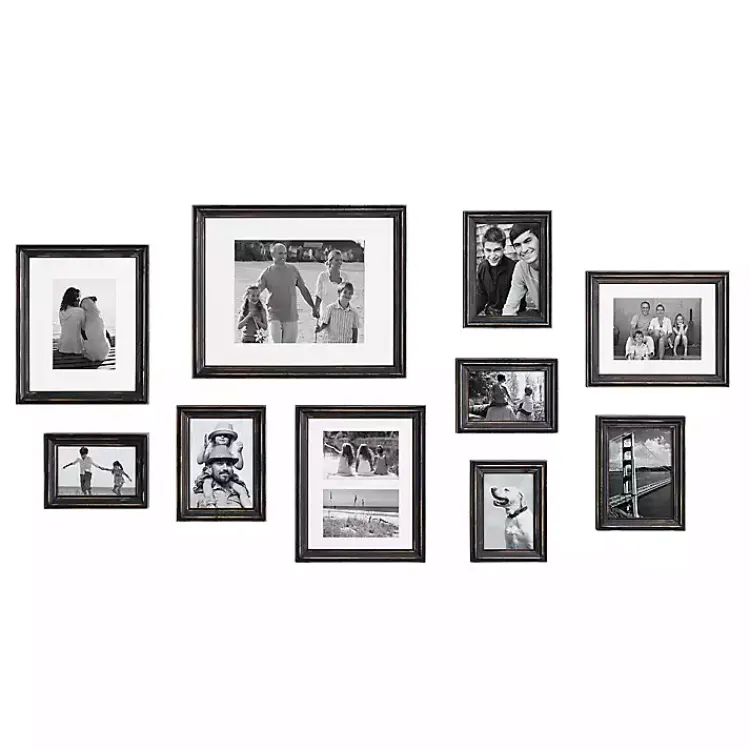 Kirklands Home Gallery Wall Frames|Black Bordeaux 10-pc. Gallery Wall Frame Set