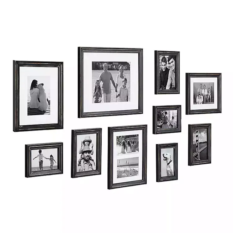 Kirklands Home Gallery Wall Frames|Black Bordeaux 10-pc. Gallery Wall Frame Set