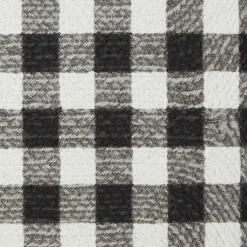 Kirklands Home Kitchen & Floor Mats|Black Buffalo Check Bone Pet Bowl Mat