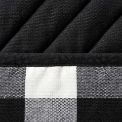 Kirklands Home Kitchen Accessories|Black Buffalo Check 3-pc. Potholder & Towel Set