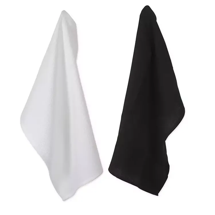 Kirklands Home Kitchen Accessories|Black Buffalo Check 3-pc. Potholder & Towel Set