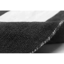 Kirklands Home Outdoor Rugs|Black Cabana Stripe Indoor/Outdoor Scatter Rug