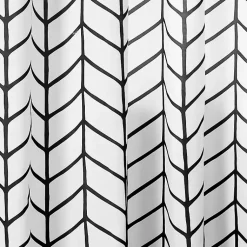 Kirklands Home Curtains & Drapes|Chevron 2-pc. Curtain Panel Set, 84 in. Black