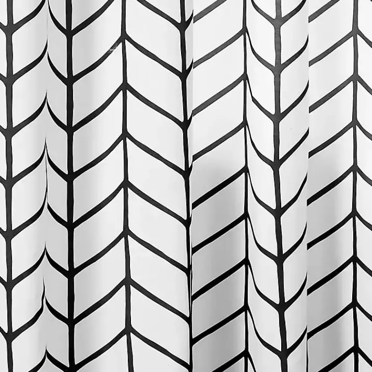 Kirklands Home Curtains & Drapes|Chevron 2-pc. Curtain Panel Set, 84 in. Black