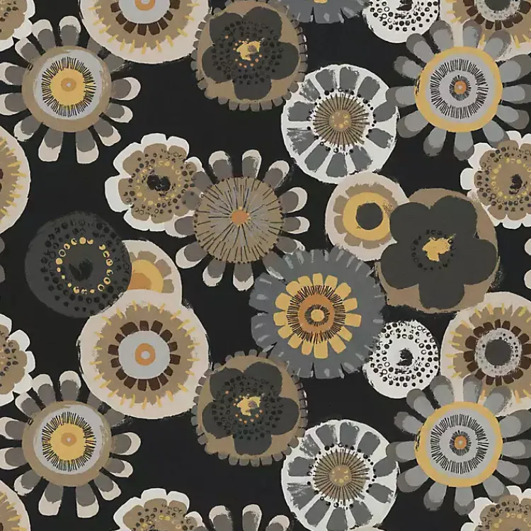 Kirklands Home Outdoor Cushions & Pillows|Black Crosby Wicker Chair Cushions, Set of 2