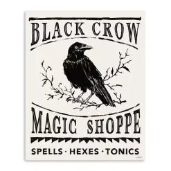 Sale Black Crow Canvas Art Print Halloween