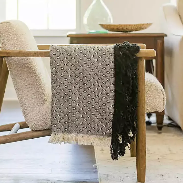 Outlet Dotted Woven Throw Blankets & Throws