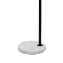 Kirklands Home Floor Lamps|Black Downbridge Marble Base Floor Lamp White
