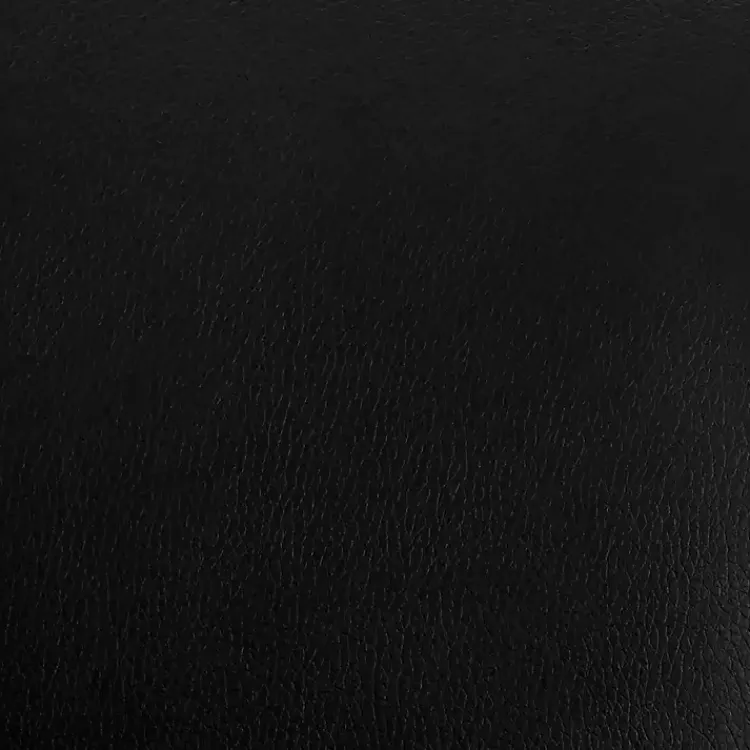 Kirklands Home Bar Stools & Counter Height Stools|Faux Leather Carise Swivel Bar Stool Black