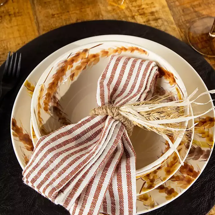 Kirklands Home Table Linens|Faux Leather Placemats, Set of 4 Black