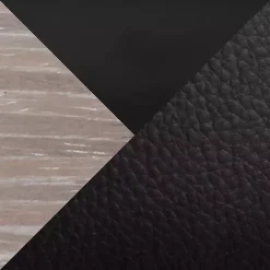 Kirklands Home Bar Stools & Counter Height Stools|Faux Leather Torino Bar Stools, Set of 2 Black